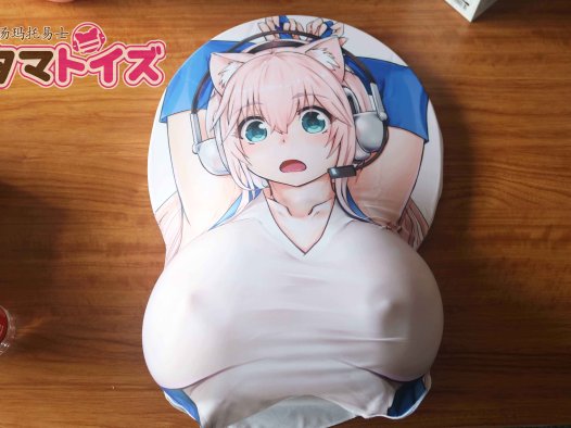 胸模搭档best match！日本汤玛托易士大型鼠标垫板评测，居然真的这么大？？！